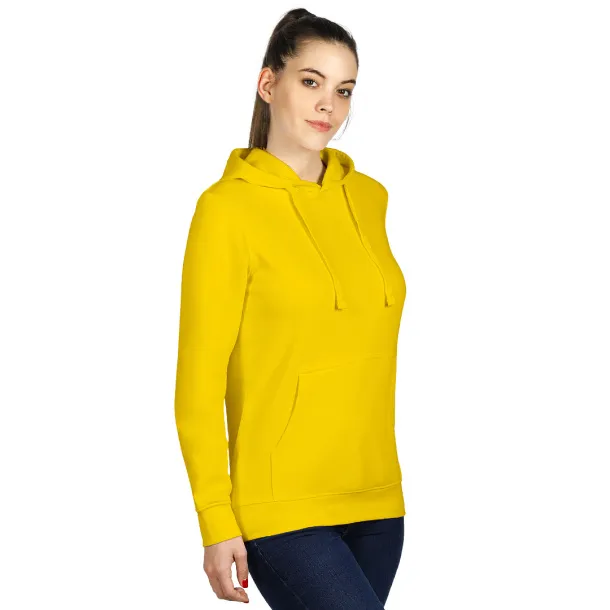 CHAMP hooded sweatshirt with kangaroo pocket - EXPLODE Yellow