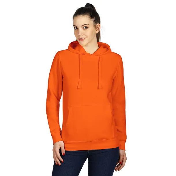 CHAMP hooded sweatshirt with kangaroo pocket - EXPLODE Orange