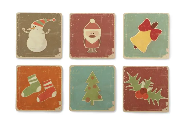 DILLA Coaster set colourful