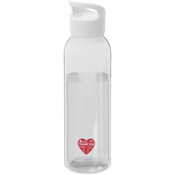 Sky 650 ml Tritan™ sport bottle - Unbranded White