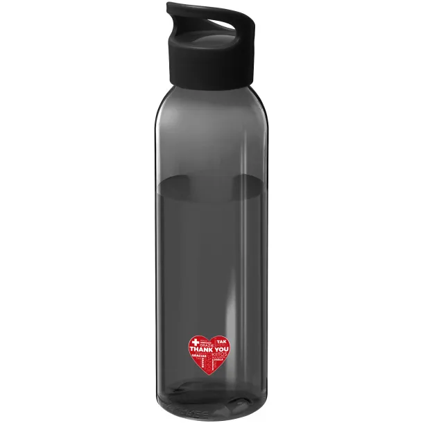 Sky 650 ml Tritan™ sport bottle Solid black