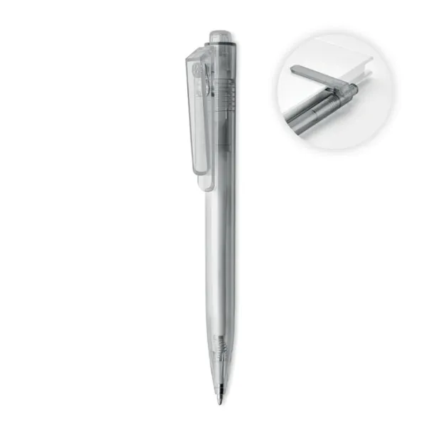 RENEWED kemijska olovka od RPET-a transparent grey