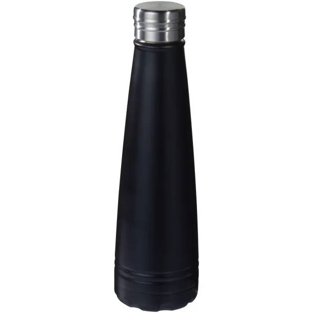 Duke 500 ml copper vacuum insulated sport bottle Solid black