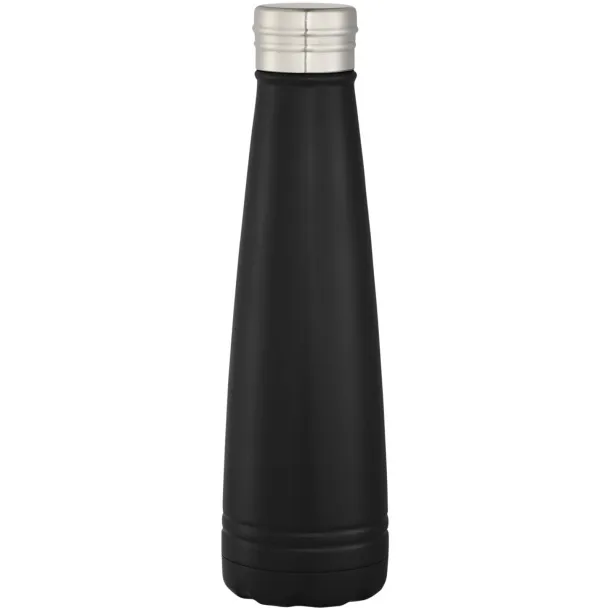 Duke 500 ml copper vacuum insulated sport bottle Solid black