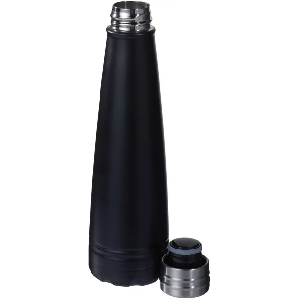 Duke 500 ml copper vacuum insulated sport bottle Solid black