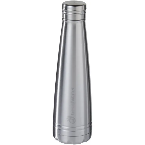 Duke 500 ml copper vacuum insulated sport bottle Silver