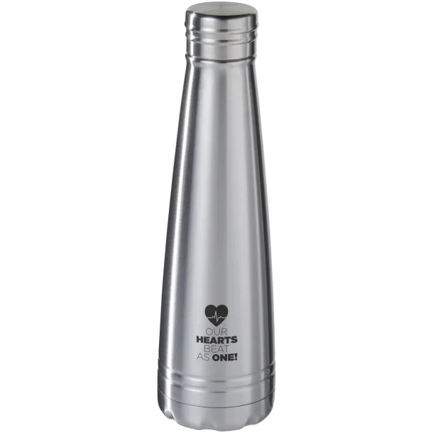 Duke 500 ml copper vacuum insulated sport bottle Silver