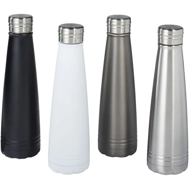 Duke 500 ml copper vacuum insulated sport bottle Silver