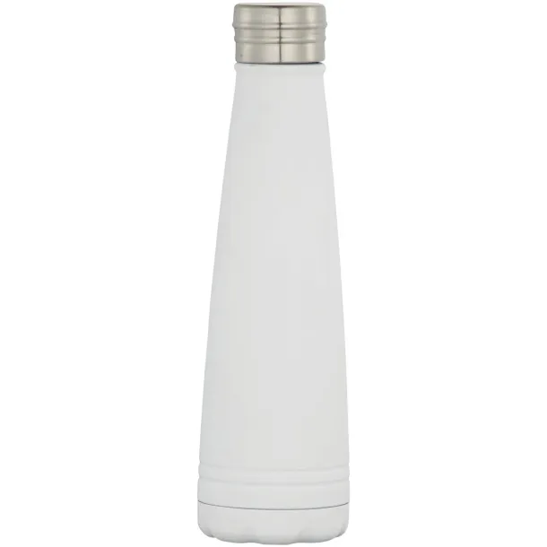 Duke 500 ml copper vacuum insulated sport bottle - Unbranded White