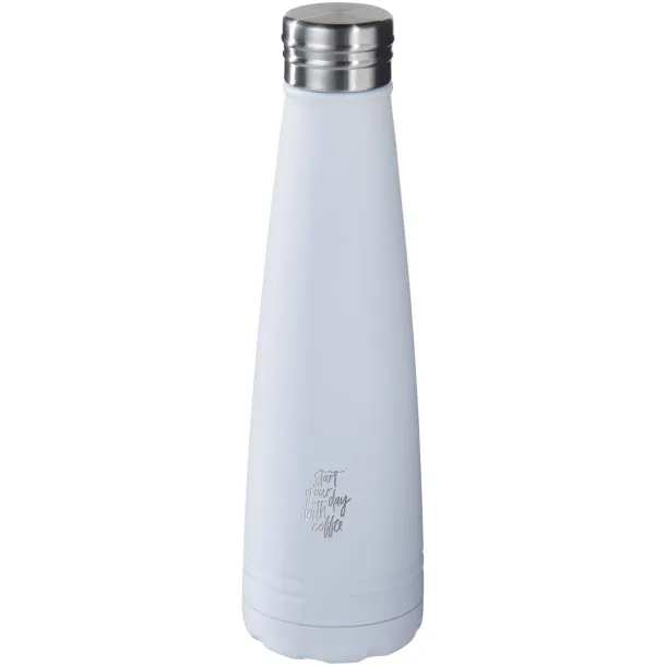 Duke 500 ml copper vacuum insulated sport bottle - Unbranded White