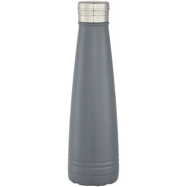 Duke 500 ml copper vacuum insulated sport bottle Grey