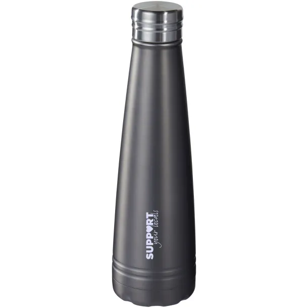 Duke 500 ml copper vacuum insulated sport bottle Grey