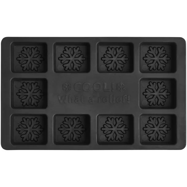 Chill customisable ice cube tray Solid black