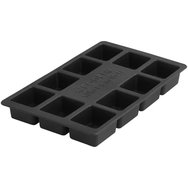 Chill customisable ice cube tray Solid black