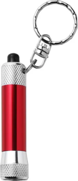 Audrey Aluminium 2-in-1 key holder  red