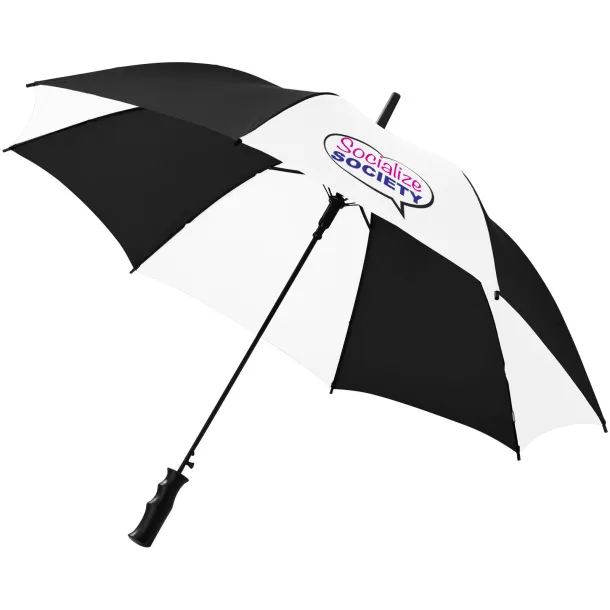 Barry 23" auto open umbrella Crna White