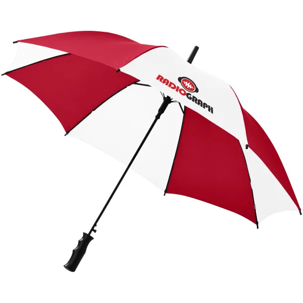 Barry 23" auto open umbrella Red White