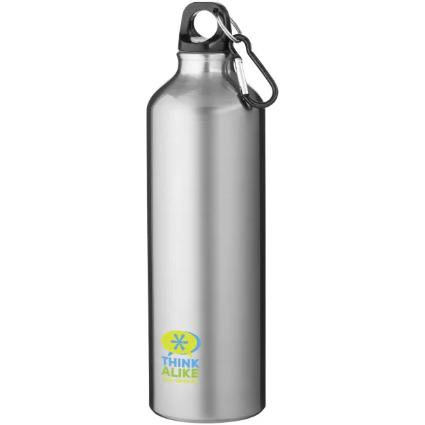 Pacific 770 ml sport bottle with carabiner Silver