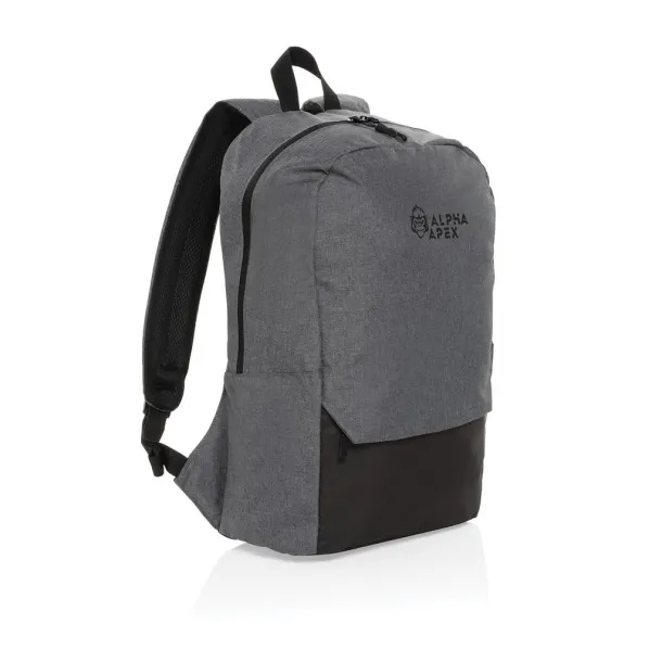  Kazu AWARE™ RPET basic 15.6 inch laptop backpack - XD Collection Grey 