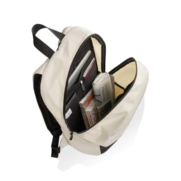  Kazu AWARE™ RPET basic 15.6 inch laptop backpack - XD Collection off white