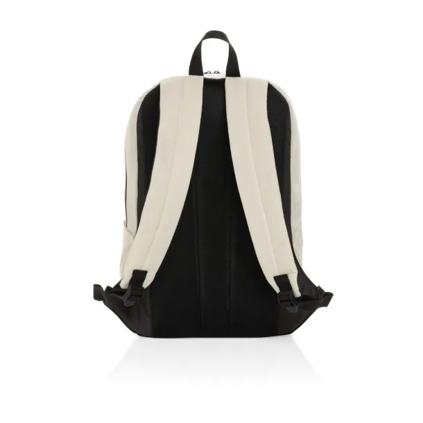  Kazu AWARE™ RPET basic 15.6 inch laptop backpack - XD Collection off white