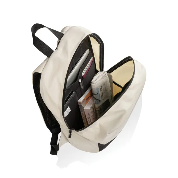  Kazu AWARE™ RPET basic 15.6 inch laptop backpack - XD Collection off white