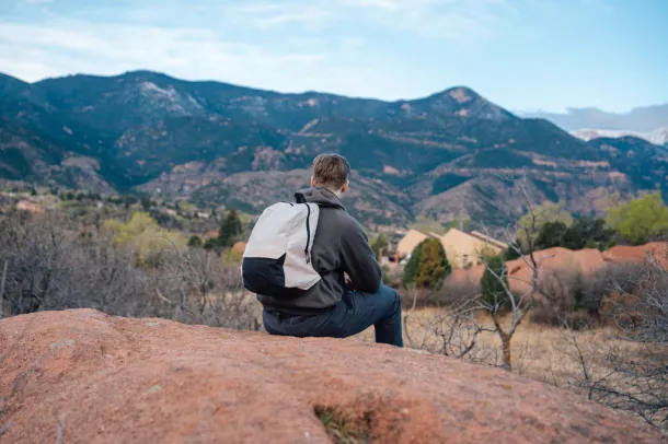  Kazu AWARE™ RPET klasični ruksak za 15,6" laptop - XD Collection off white