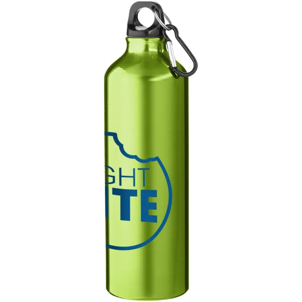 Pacific 770 ml sport bottle with carabiner Lime