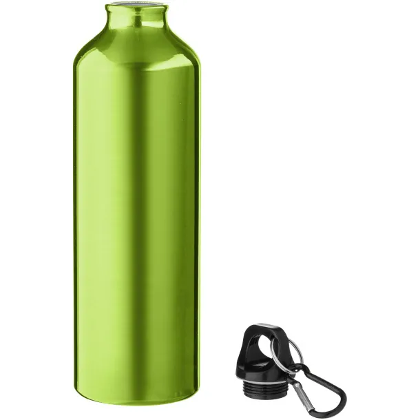 Pacific 770 ml sport bottle with carabiner Lime