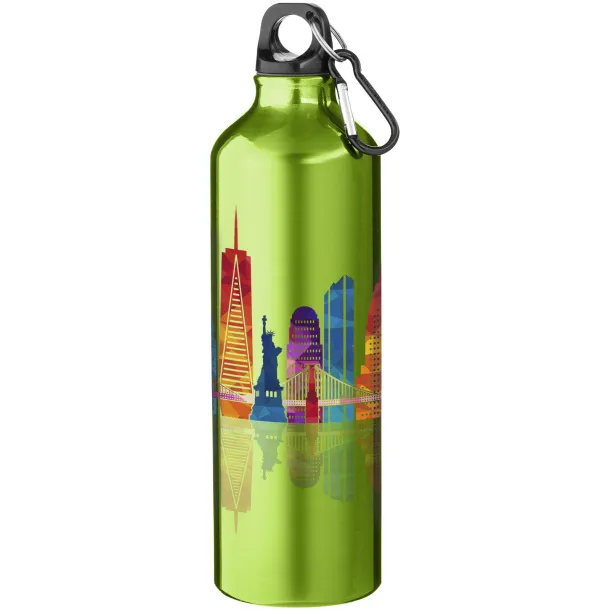 Pacific 770 ml sport bottle with carabiner Lime