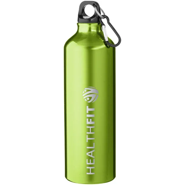 Pacific 770 ml sport bottle with carabiner Lime