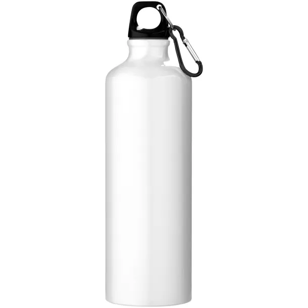 Pacific 770 ml sport bottle with carabiner - Unbranded White