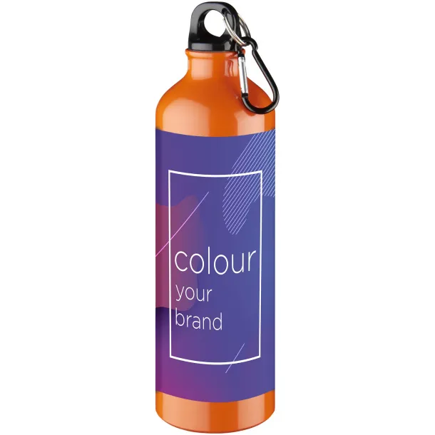 Pacific 770 ml sport bottle with carabiner Orange