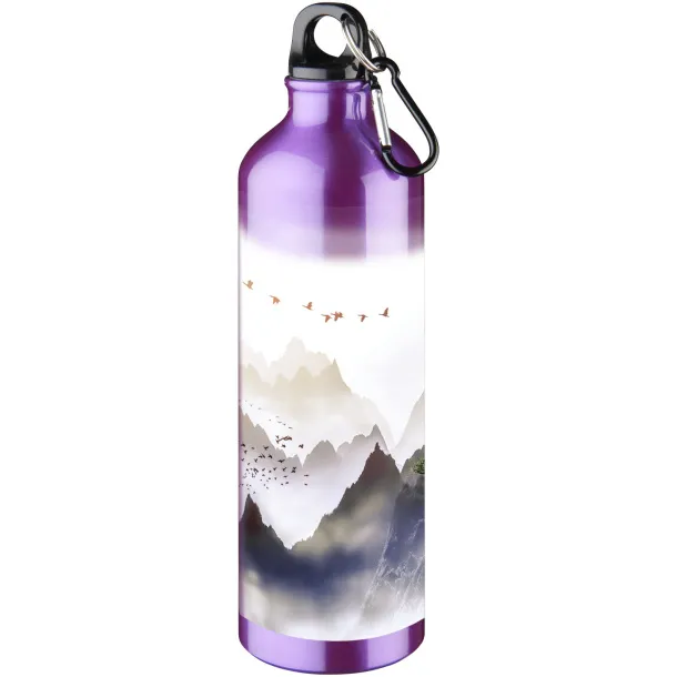 Pacific 770 ml sport bottle with carabiner Purple