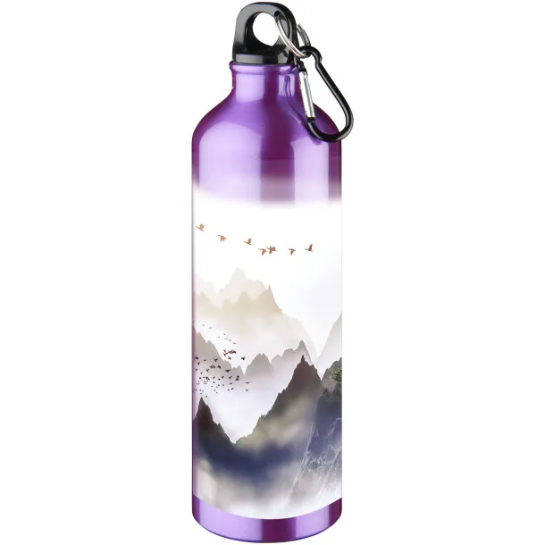 Pacific 770 ml sport bottle with carabiner Purple