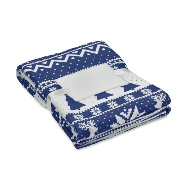 TOSTI RPET fleece blanket 190 gr/m² Blue