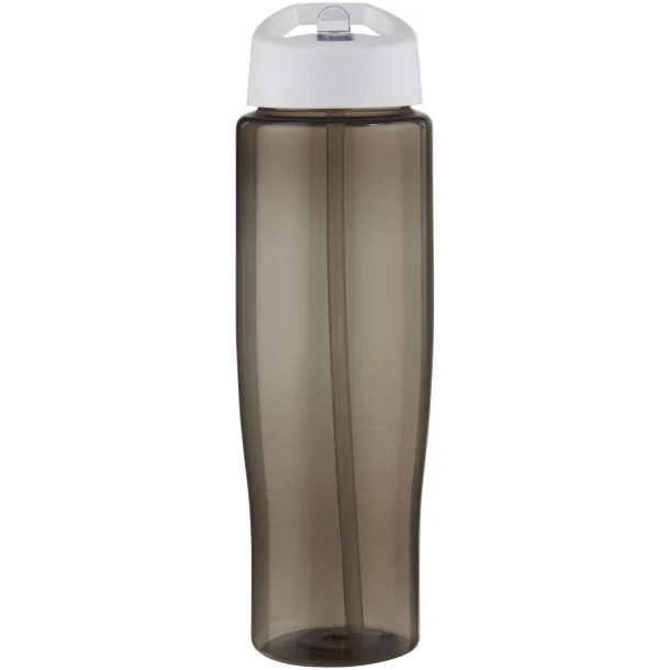 H2O Active® Eco Tempo 700 ml spout lid sport bottle - Unbranded White Charcoal