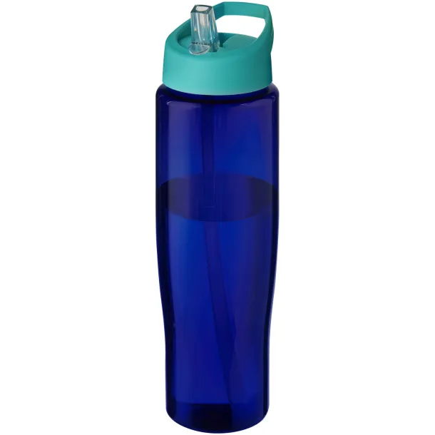 H2O Active® Eco Tempo 700 ml spout lid sport bottle - Unbranded Aqua Blue