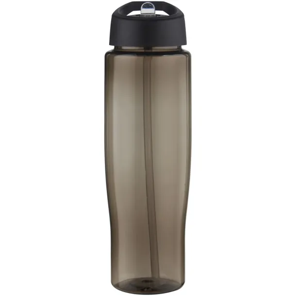 H2O Active® Eco Tempo 700 ml spout lid sport bottle - Unbranded Solid black Charcoal