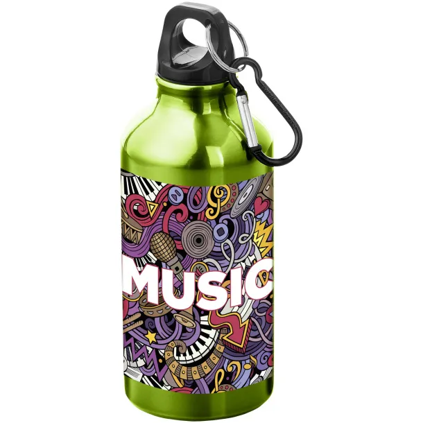 Oregon 400 ml sport bottle with carabiner Apple Green Pearl