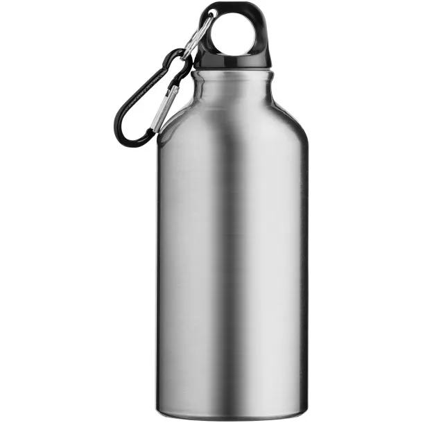 Oregon 400 ml sport bottle with carabiner Silver