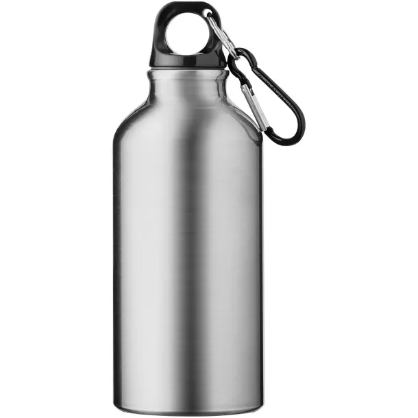 Oregon 400 ml sport bottle with carabiner Silver