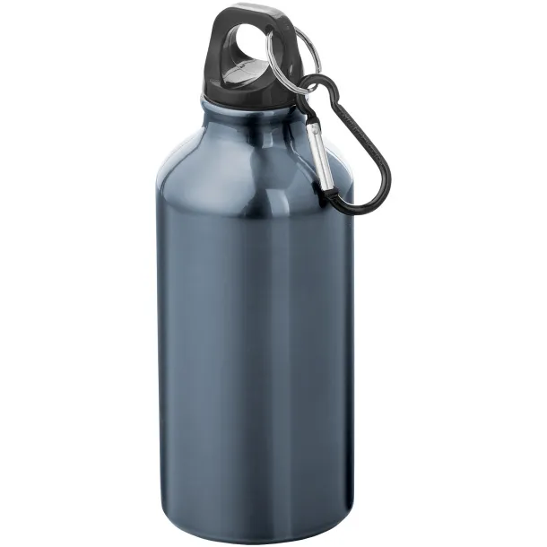 Oregon 400 ml sport bottle with carabiner Gun metal