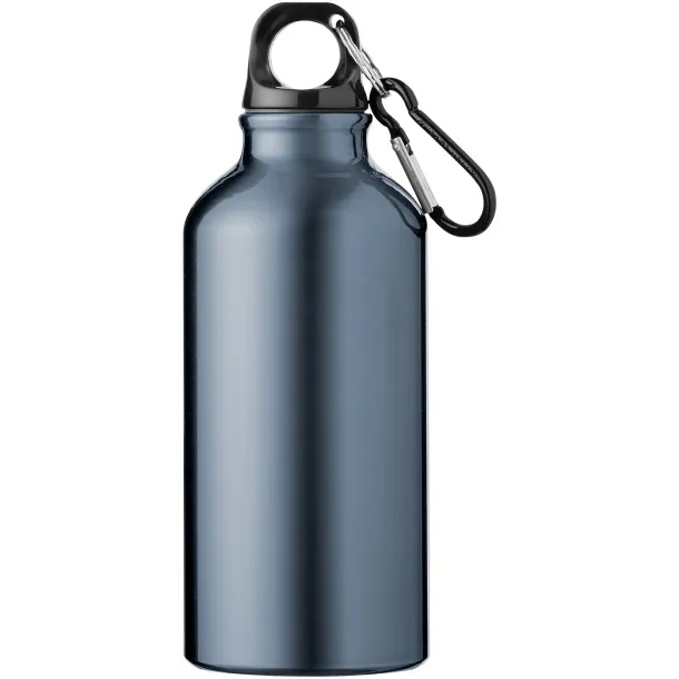 Oregon 400 ml sport bottle with carabiner Gun metal