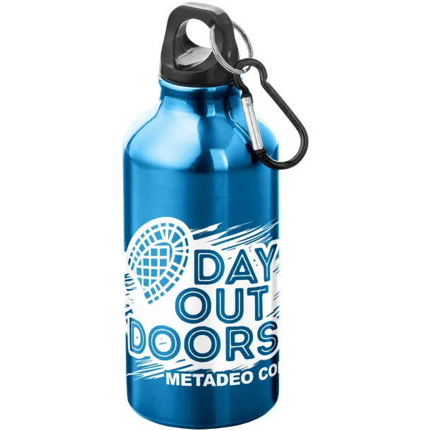 Oregon 400 ml sport bottle with carabiner Blue