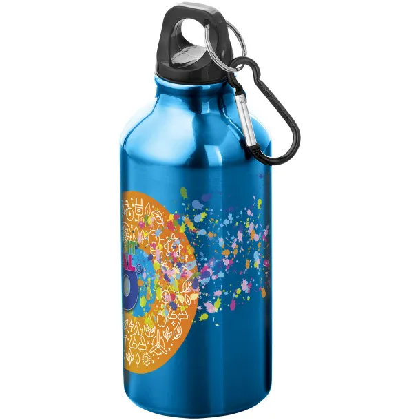 Oregon 400 ml sport bottle with carabiner Blue