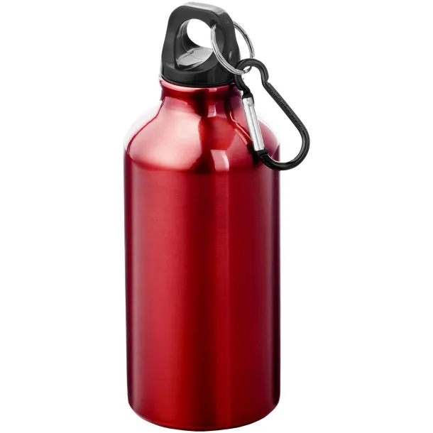 Oregon 400 ml sport bottle with carabiner Red