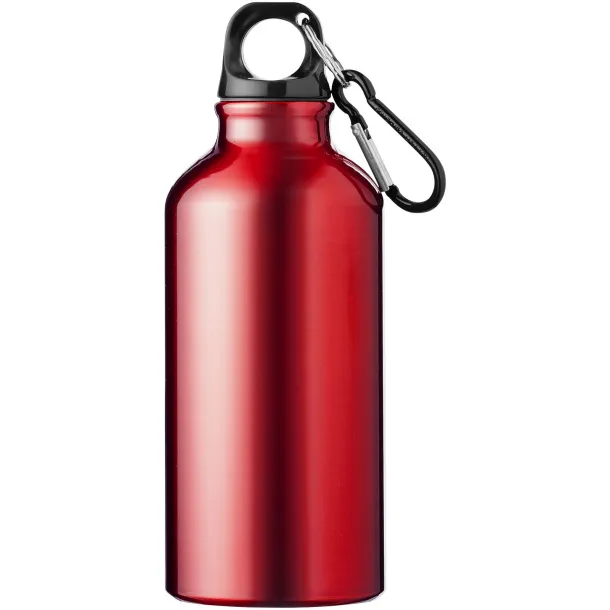 Oregon 400 ml sport bottle with carabiner Red