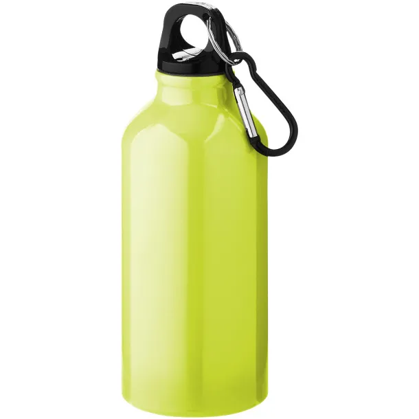 Oregon sportska boca s karabinerom Oregon, 400 ml - Unbranded Neon žuta