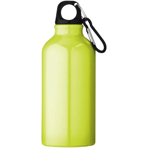 Oregon 400 ml sport bottle with carabiner Neon yellow